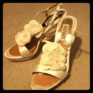 Beautiful badgley mischka heels size 7.5